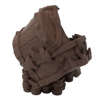 Волшебный сундук с золотом - башня для игральных костей - Mimic Dice Tower Brown