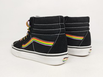 VANS SK8-HI PRIDE BLACK BUTY TRAMPKI LGBT roz 36