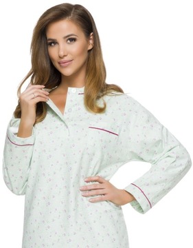 ЖЕНСКАЯ НОЧНАЯ РУБАШКА ИЗ ХЛОПКОВОЙ ФЛАНЕЛИ XXL