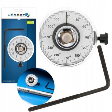 HOGERT HT8G421 УГЛОВОЙ МАНОМЕТР ДЛЯ ЗАТЯЖКИ ВИНТОВ 1/2''