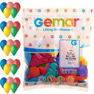BALONY urodzinowe MIX KOLOR balon 7