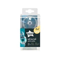 Smoczki Tommee Tippee Closer To Nature Advanced antykolkowe 0m+ (2 szt.)