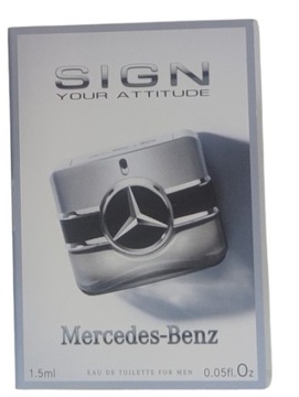 MERCEDES BENZ SIGN YOUR ATTITUDE FOR MEN EDT EAU DE TOILETTE 1,5ML