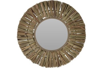 Lustro ścienne 30 cm Rafia Natural