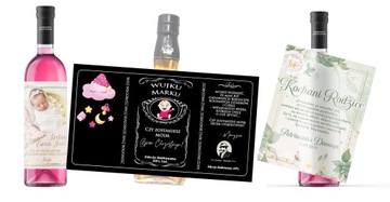 ВИННАЯ этикетка на свадьбу вместо цветов