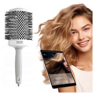 Olivia Garden NOWA SERIA Szczotka do modelowania włosów DŁUGICH SHINE BRUSH