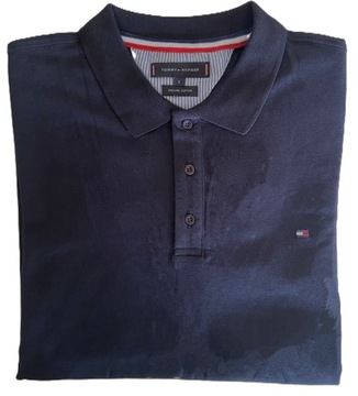 Tommy Hilfiger koszulka polo granat poloshirt XL