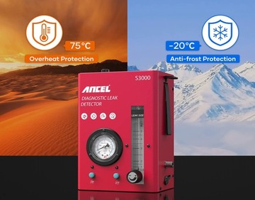 Ancel S3000 Tester nieszczelności NAJWYZSZY MODEL