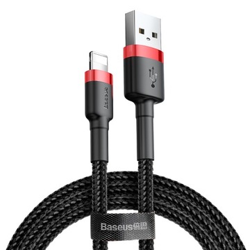 USB-КАБЕЛЬ BASEUS STRONG ДЛЯ LIGHTNING IPHONE IPAD ПЛЕТЕННЫЙ КАБЕЛЬ 1,5 А 200 см