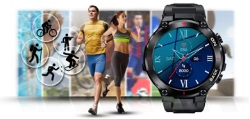 SMARTWATCH MĘSKI GRAVITY GPS 480mAh SPORT +GRAWER