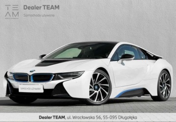 BMW i8 Coupe Elektryczny + R3 1499 362KM 2015 BMW i8 I wlasciciel Polska Gwarancja Bezwypadkowy FVAT23