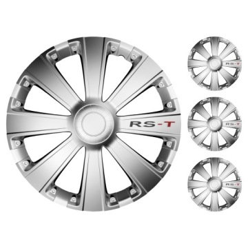 Univerzální poklice do auta Rs-t Silver 14 palců
