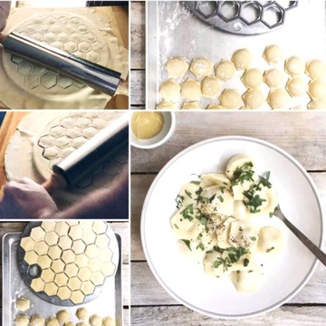 ФОРМА ДЛЯ ПЕЛЬЦЕВ USZKA PIEROŻNICA, 37 ШТУК ПАРЕНКОВ