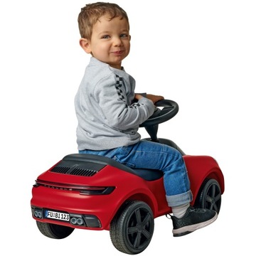 RIDEON PUSH RUNNING WALKER RIDEON RED CAR AUTO PORSCHE 911 BIG