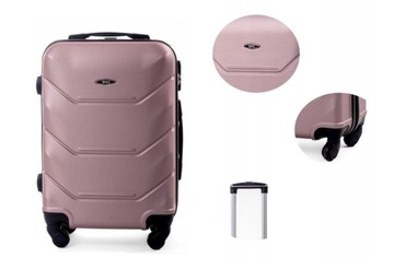 KABINOWA WALIZKA L PODRÓŻNA DO SAMOLOTU 720 ABS ROSE RED 35 L RGL