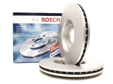 ДИСКИ + КОЛОДКИ BOSCH PEUGEOT 207 307 PARTNER ПЕРЕДНИЕ