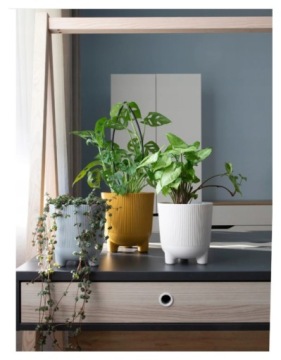 Цветочный горшок Magnolia JUMPER fi 135 авокадо Ламела