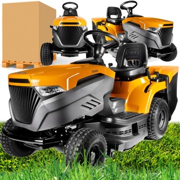 POTĘŻNY Traktorek ogrodowy spalinowy STIGA ESTATE 384 ST 84CM 6,8 kW 240 L