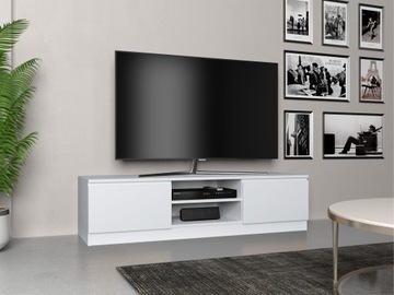 СОВРЕМЕННЫЙ СТОЛИК, ШКАФ ДЛЯ ЖК-ТЕЛЕВИЗОРА, 140 СМ, БЕЛЫЙ ЦВЕТ