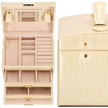 КОРОБКА-ОРГАНИЗАТОР ДЛЯ ЮВЕЛИРНЫХ УКРАШЕНИЙ ЭЛЕГАНТНЫЙ КОРОБКА ДЛЯ КАССЕТЫ