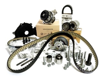 Zestaw rozrządu 04L198119AE z pompą 04L121011M doposażony VW OE ORYGINAŁ