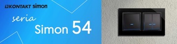 SIMON 54 RAMKA POJEDYNCZA DR1/49 CZARNY MAT
