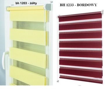 Рулонные шторы день-ночь, полотняные, 60х150