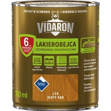 Lakierobejca Vidaron L19 0,75 l złoty dąb