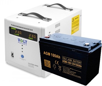 ZASILANIE AWARYJNE 2000W UPS AKUMULATOR 100AH