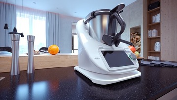ELODII ДОСКА, ПОДСТАВКА, THERMOMIX THERMOMIX TM5 TM6 БЕЛЫЙ