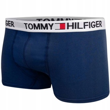 Bokserki męskie TOMMY HILFIGER 3 pary czarne/granatowe/niebieskie L