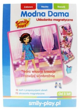 Układanka Magnetyczna Modna Dama Smily