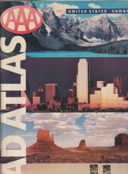 ДОРОЖНЫЙ АТЛАС 1995 - США КАНАДА МЕКСИКА