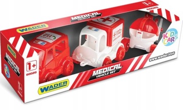 Набор медицинских машин Wader CARS EMERGENCY