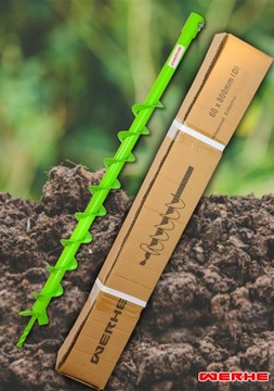 Wiertło do gleby 60D mm Werhe +Adapter Stihl