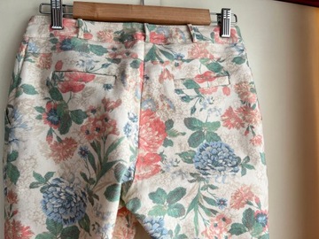 36 S Cocomore spodnie rurki pastelowe w kwiaty