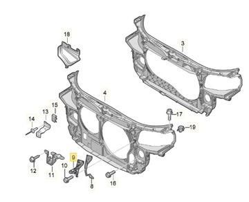 SEAT EXEO AUDI A4 B7 DRŽÁK VÝZTUHA NÁRAZNÍKU SVĚTLA