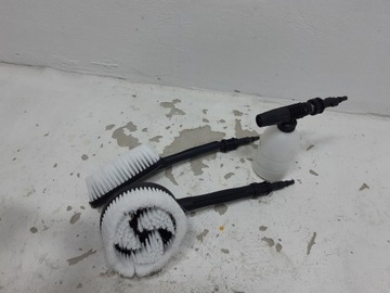 2 Szczotki do mycia auta plus pianownica Scheppach