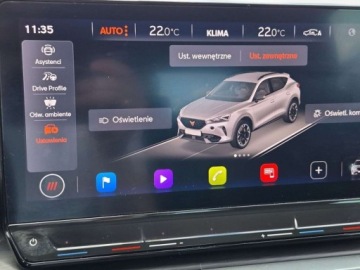 Cupra Formentor Crossover 1.5 TSI 150KM 2022 Cupra Formentor Niski Przebieg Kamera cofania 1.5 Benzyna 150KM, zdjęcie 19