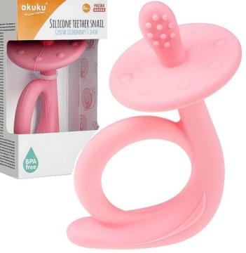 ПРОРЕЗЫВАТЕЛЬ ДЛЯ ЗУБОВ AKUKU МЯГКИЙ СИЛИКОНОВЫЙ ПРОРЕЗЫВАТЕЛЬ МАССАЖНЫЙ