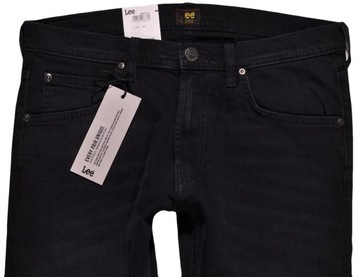 LEE spodnie TAPERED slim BLUE jeans LUKE _ W26 L32
