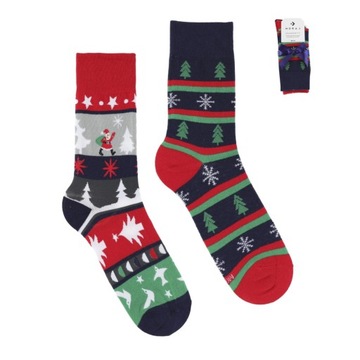 Skarpety MORAJ święta 43-45 gifts line dwupak