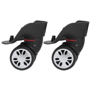 2 ШТ. ЧАСТЬ КОЛЕСА ЧЕМОДАНА, ОБСЛУЖИВАНИЕ БАГАЖА, РЕМОНТНЫЕ ЧАСТИ, ЧЕРНЫЙ