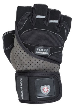 POWER-SYSTEM RĘKAWICZKI RAW POWER-BLACK GREY-S