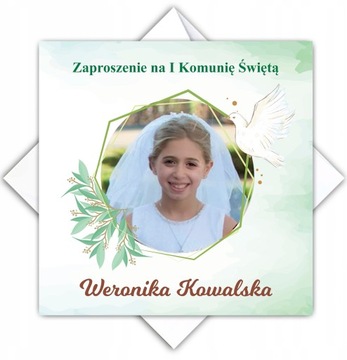 Zaproszenie Zaproszenia na Pierwszą Komunię Świętą