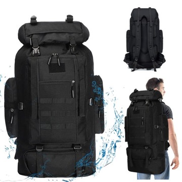 PLECAK TURYSTYCZNY TREKKINGOWY SPORTOWY GÓRSKI W GÓRY SKALOWALNE 70L/100L