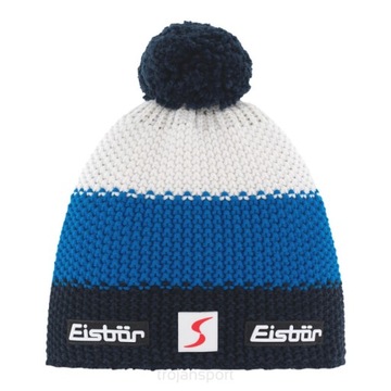 CZAPKA EISBAR STAR POMPON MU NAVY WHITE 403346 224