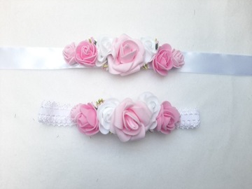 Повязка, пояс, крещение, свадьба, белый венок