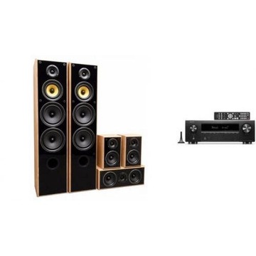 DENON AVR-X1800H dab + TAGA HARMONY TAV-606v3 oak -