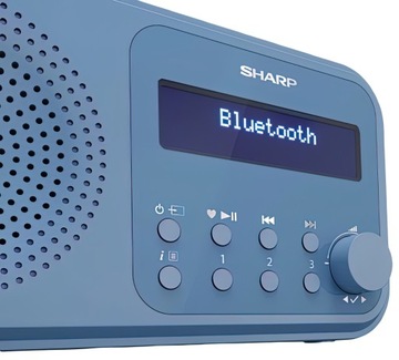 Radio SHARP DR-P420 FM DAB+ Bluetooth Niebieski